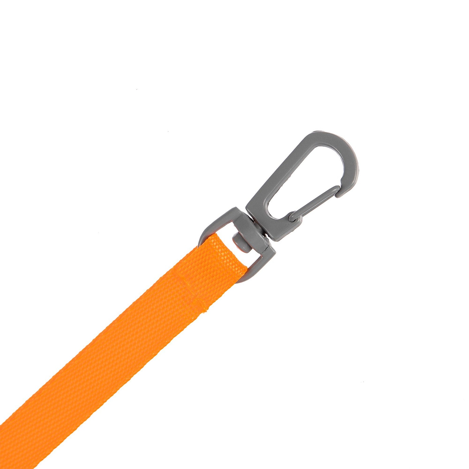 Застежка-карабин Snap Hook, S, серая с логотипом