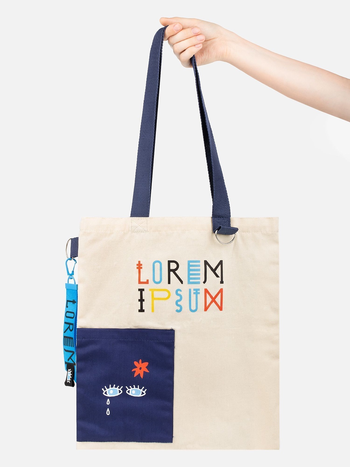 Ремувка Domina, L, голубая с логотипом