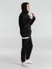 Толстовка с капюшоном унисекс Hoodie, черная с логотипом