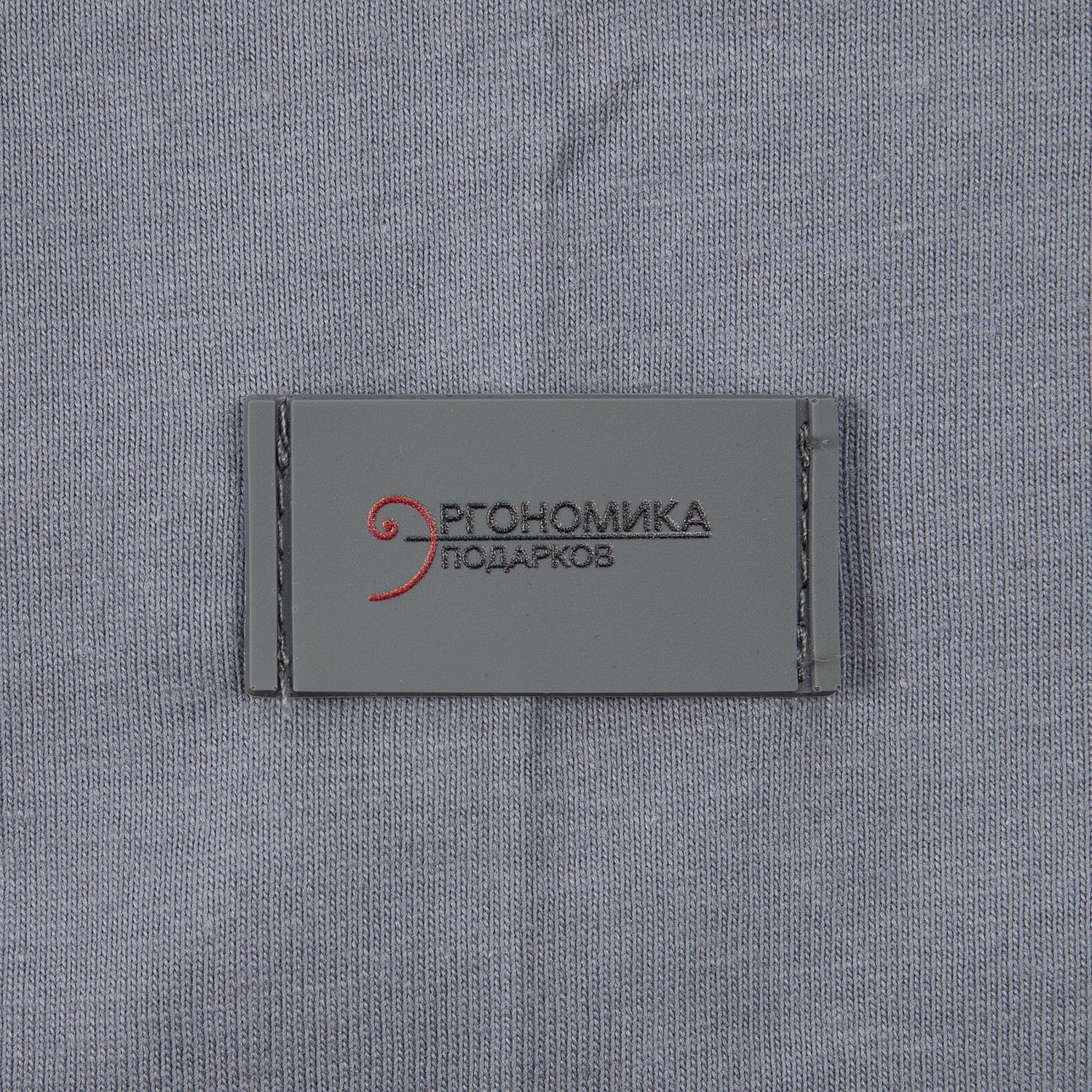 Футболка унисекс оверсайз T3, серая с логотипом