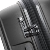 Чемодан Belmont Plus L, черный с логотипом