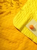 Плед для пикника Soft & Dry, желтый с логотипом