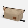 Косметичка дорожная XS01, бежевая с логотипом