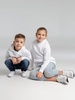 Толстовка детская Stellar Kids, белая с логотипом