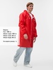 Дождевик Rainman Zip, красный с логотипом