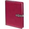 Ежедневник Cortex, недатированный, малиновый с логотипом