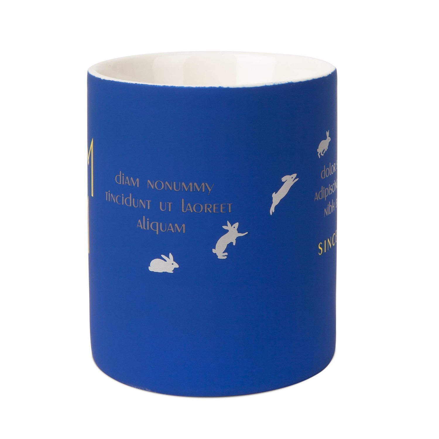 Кружка Promo Soft с покрытием софт-тач, синяя с логотипом