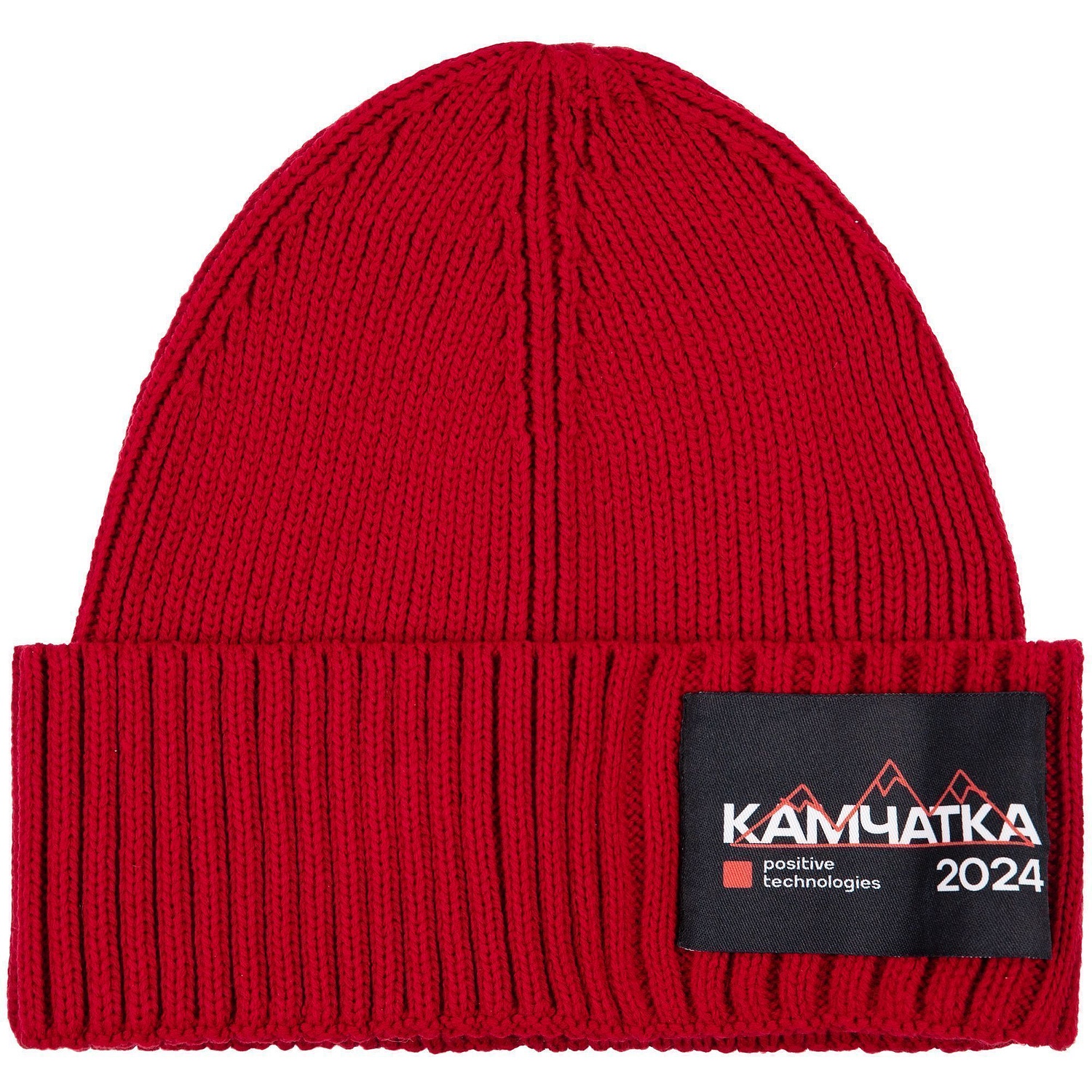 Шапка Hinge, красная с логотипом