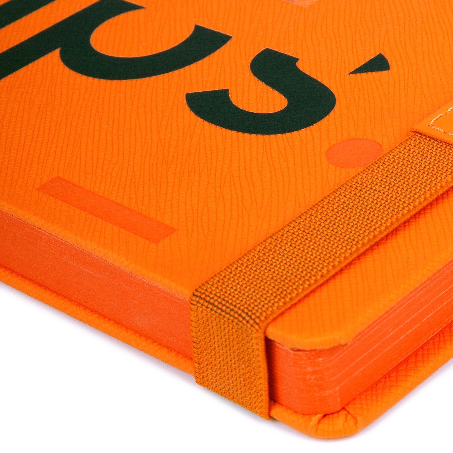 Ежедневник Peel, недатированный, оранжевый с логотипом