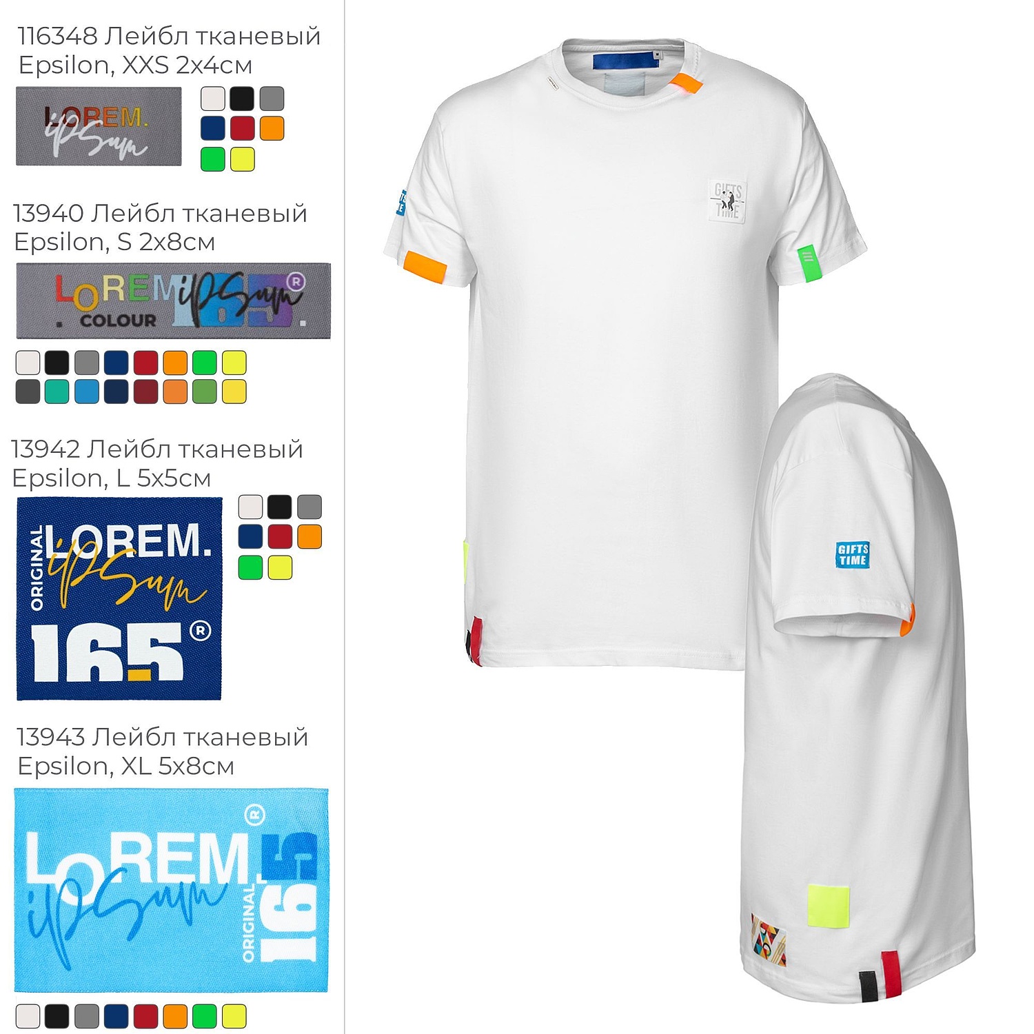 Футболка женская Regent Fit Women, черная с логотипом