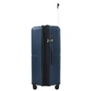 Чемодан Santiago L, темно-синий с логотипом