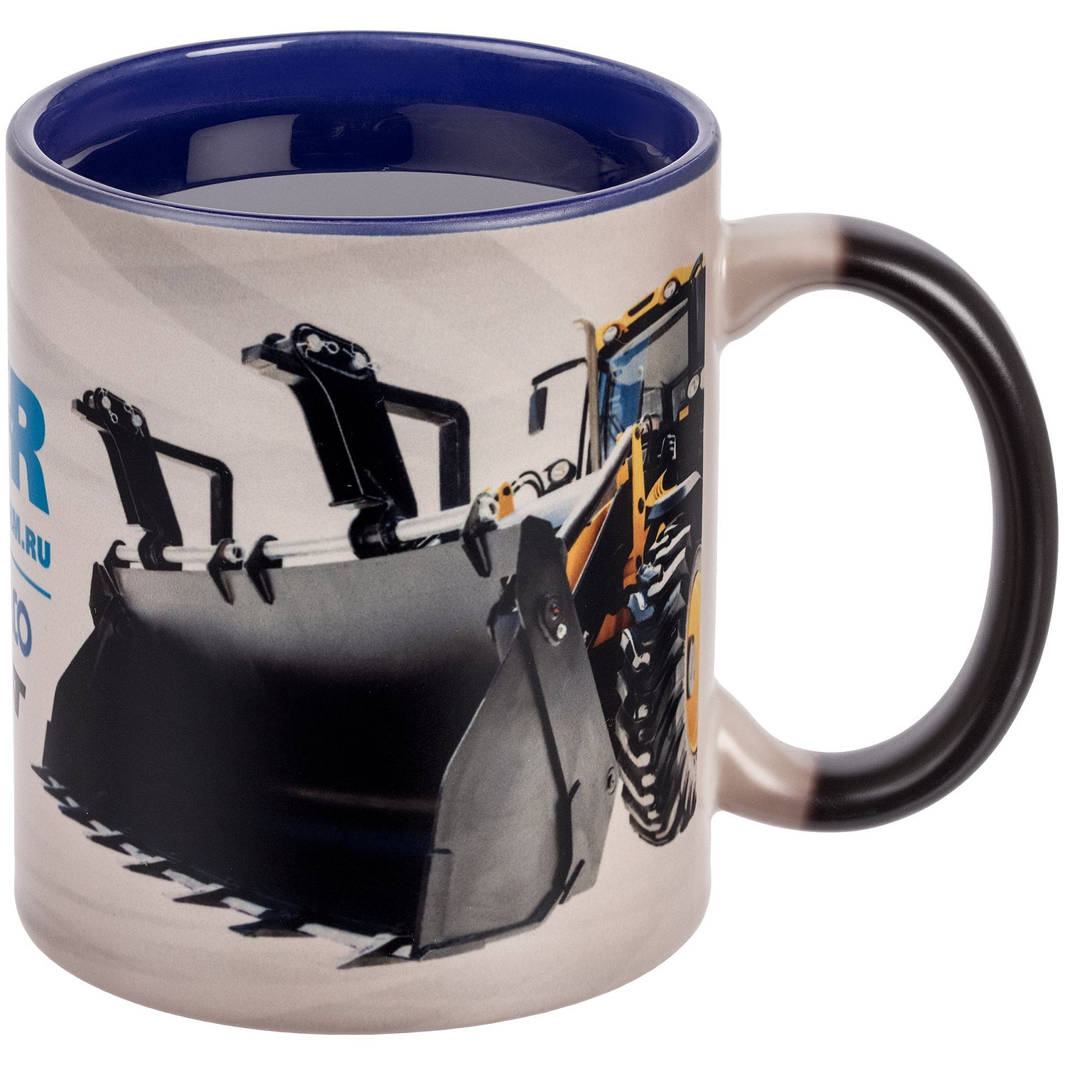 Кружка-хамелеон On Display, матовая, черная с красным