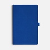 Ежедневник Lungo, недатированный, синий с логотипом