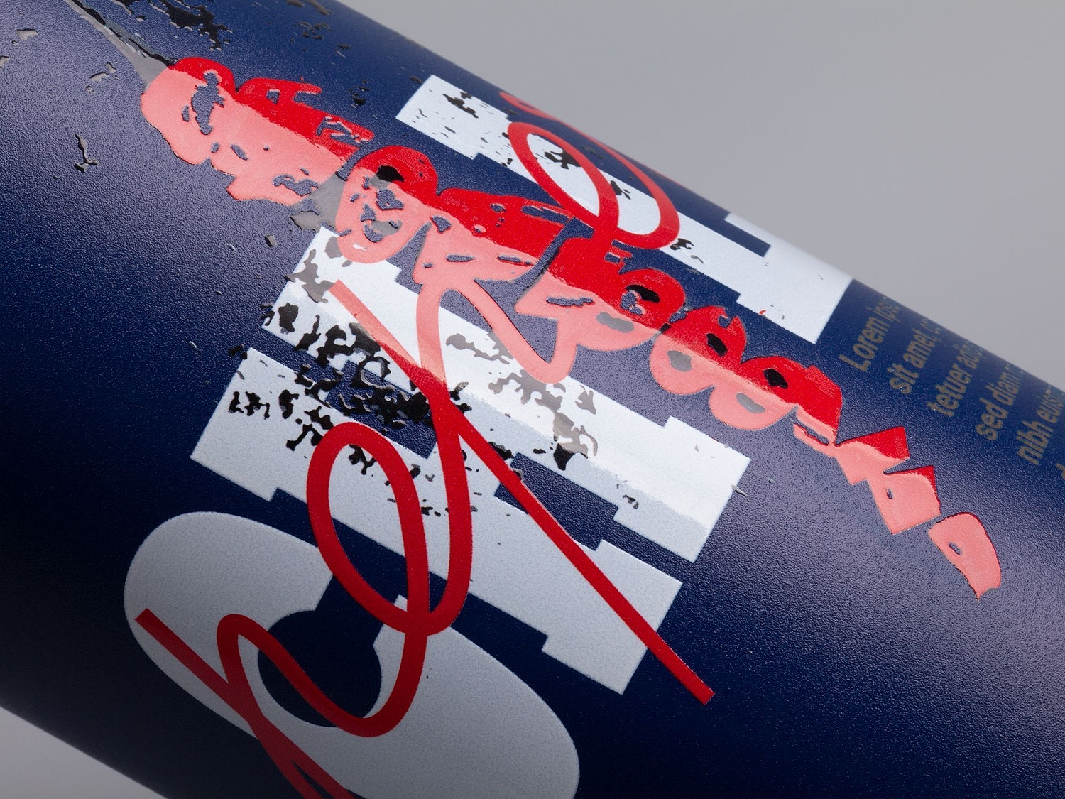 Термостакан Hardproof, синий с логотипом