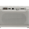 Беспроводная стереоколонка Uniscend Roombox, светло-серая с логотипом