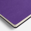 Ежедневник Lungo, недатированный, фиолетовый с логотипом