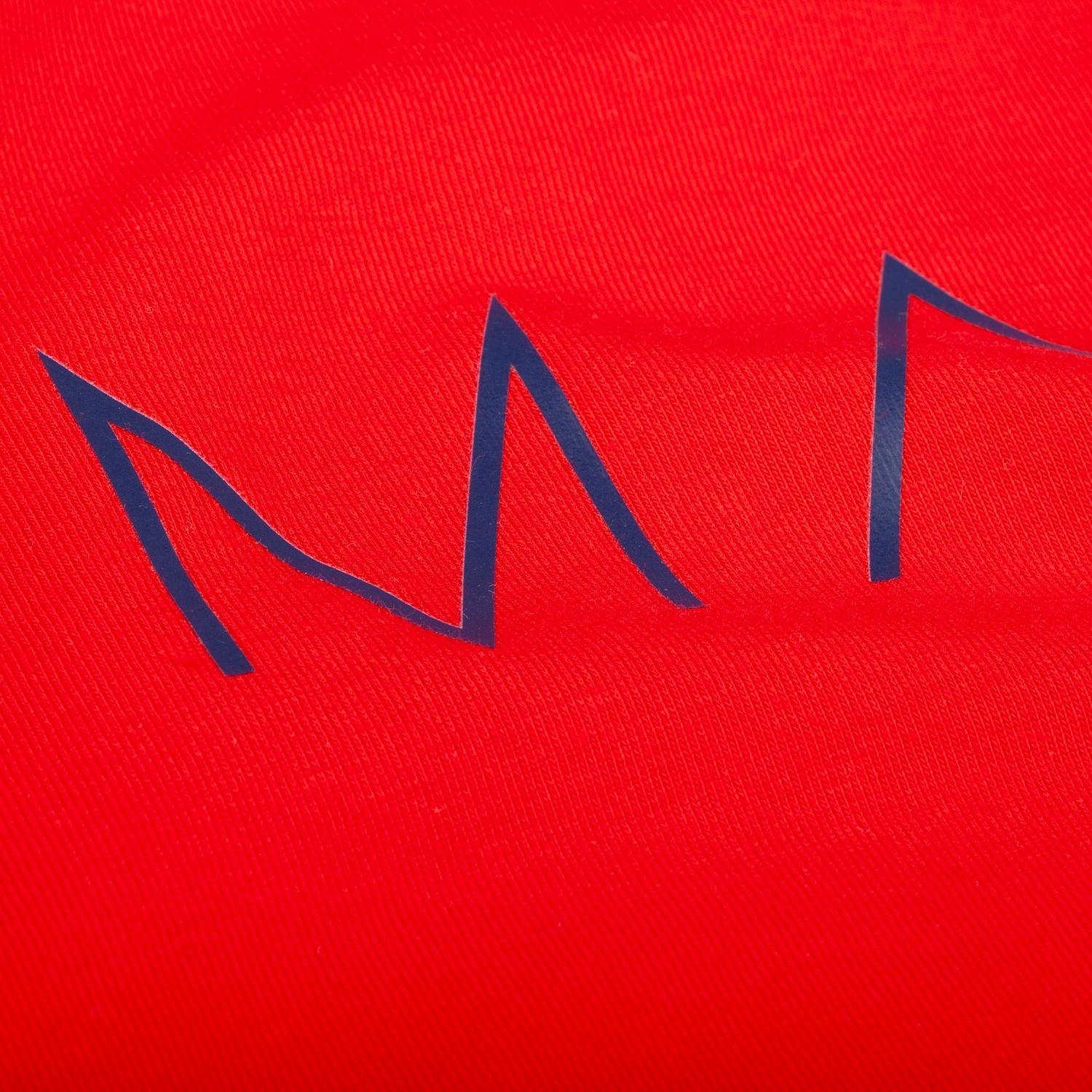 Футболка оверсайз Vozduh 2.0, красная с логотипом