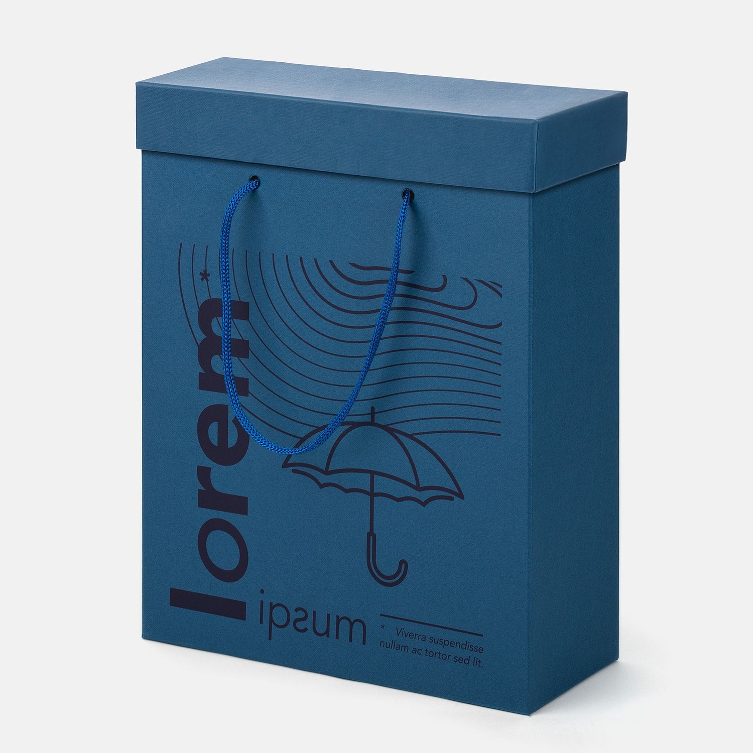 Коробка Handgrip, большая, синяя с логотипом