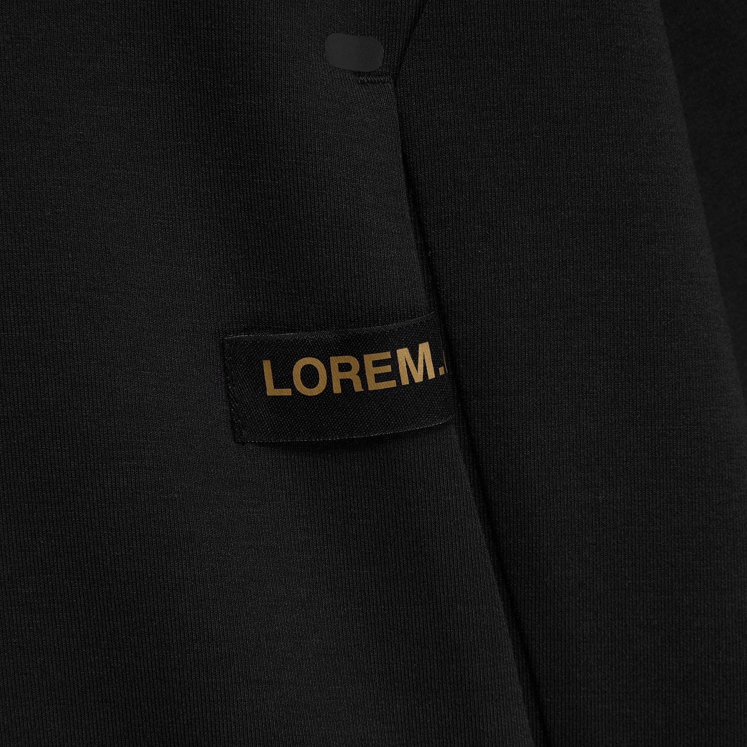 Худи унисекс Begi, черное с логотипом