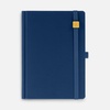 Ежедневник Favor Gold, недатированный, синий с логотипом