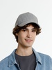 Бейсболка Woolridge, серый меланж с логотипом