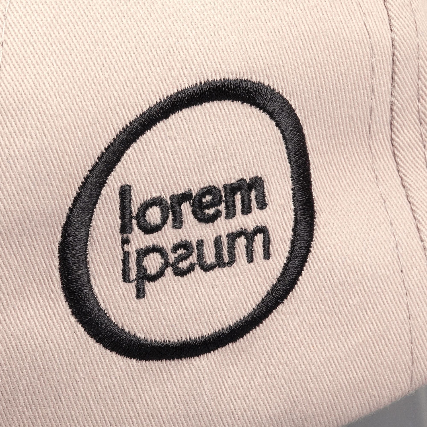 Бейсболка Canopy, серая с черным кантом