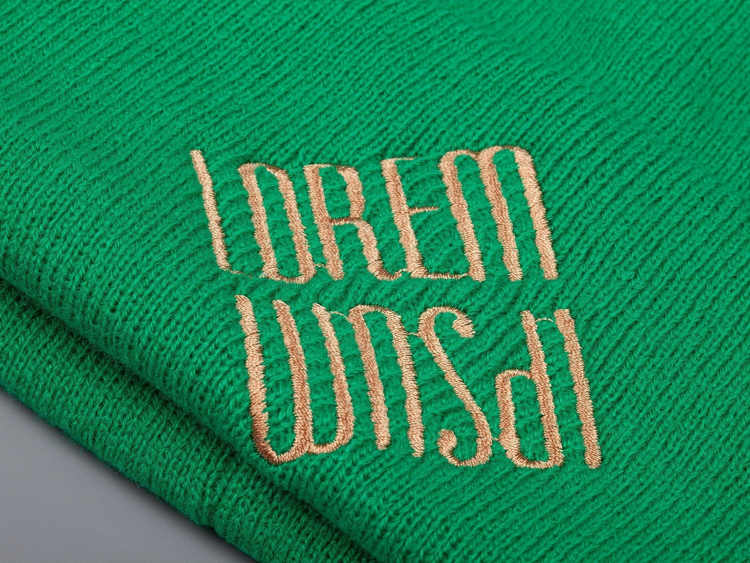 Шапка Urban Flow, зеленая с логотипом