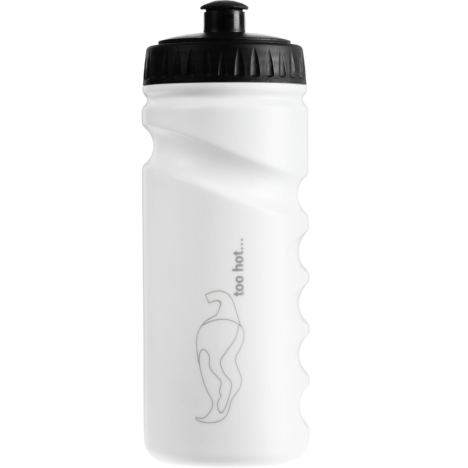 Бутылка для велосипеда Lowry, белая с красным