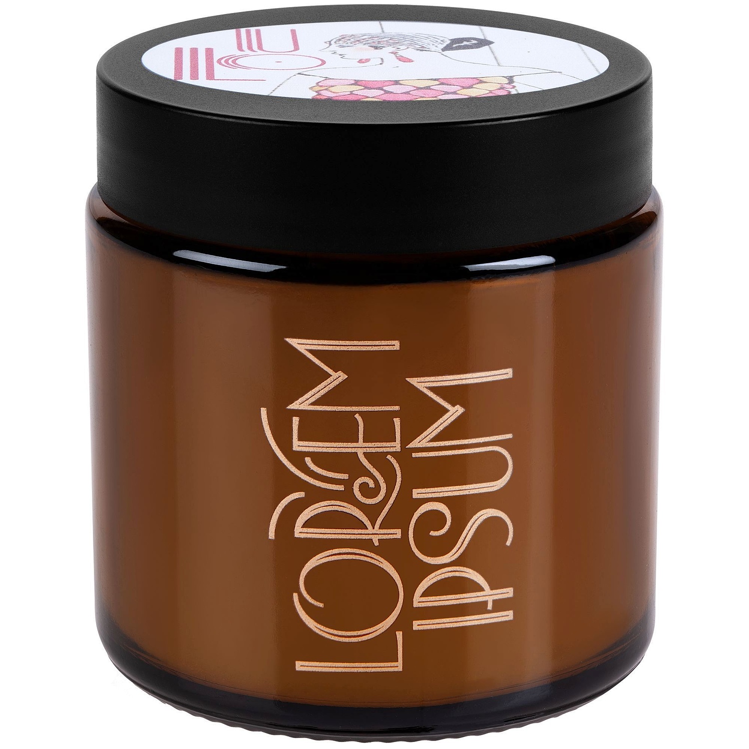 Свеча ароматическая Calore, кедр и кожа