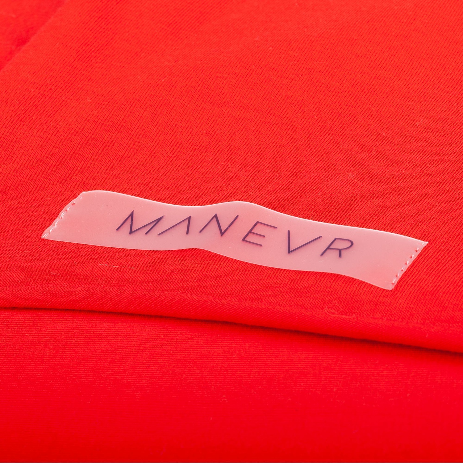 Футболка оверсайз Vozduh 2.0, красная с логотипом