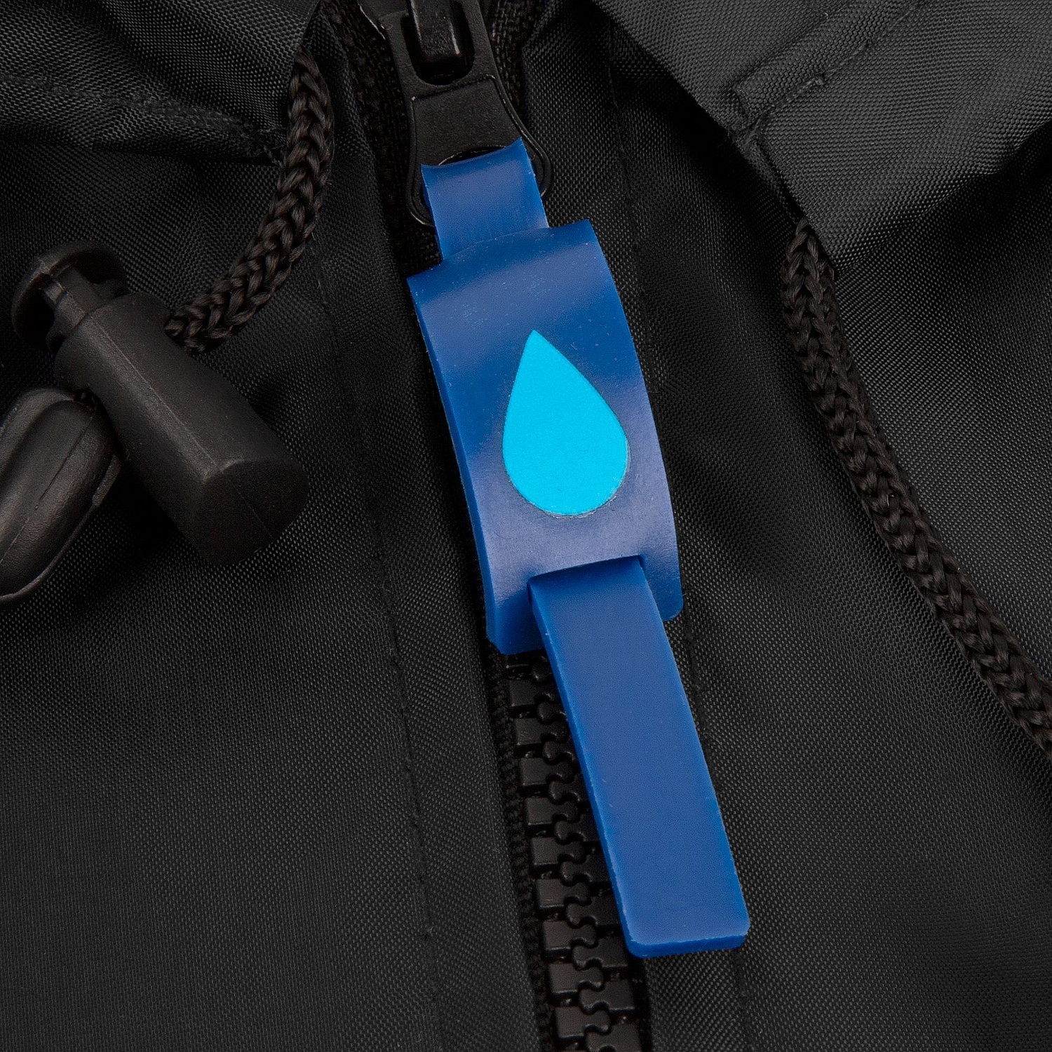 Дождевик Rainman Zip, черный с логотипом