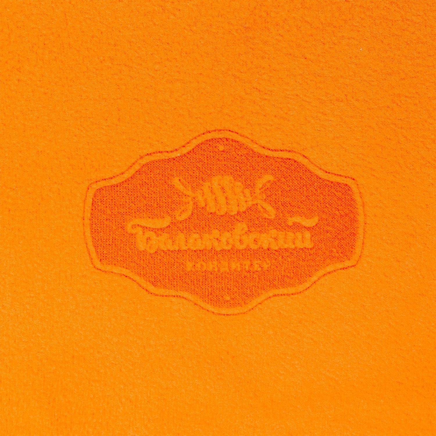 Флисовый плед Warm&Peace XL, оранжевый