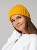 Шапка Uni, желтая с логотипом