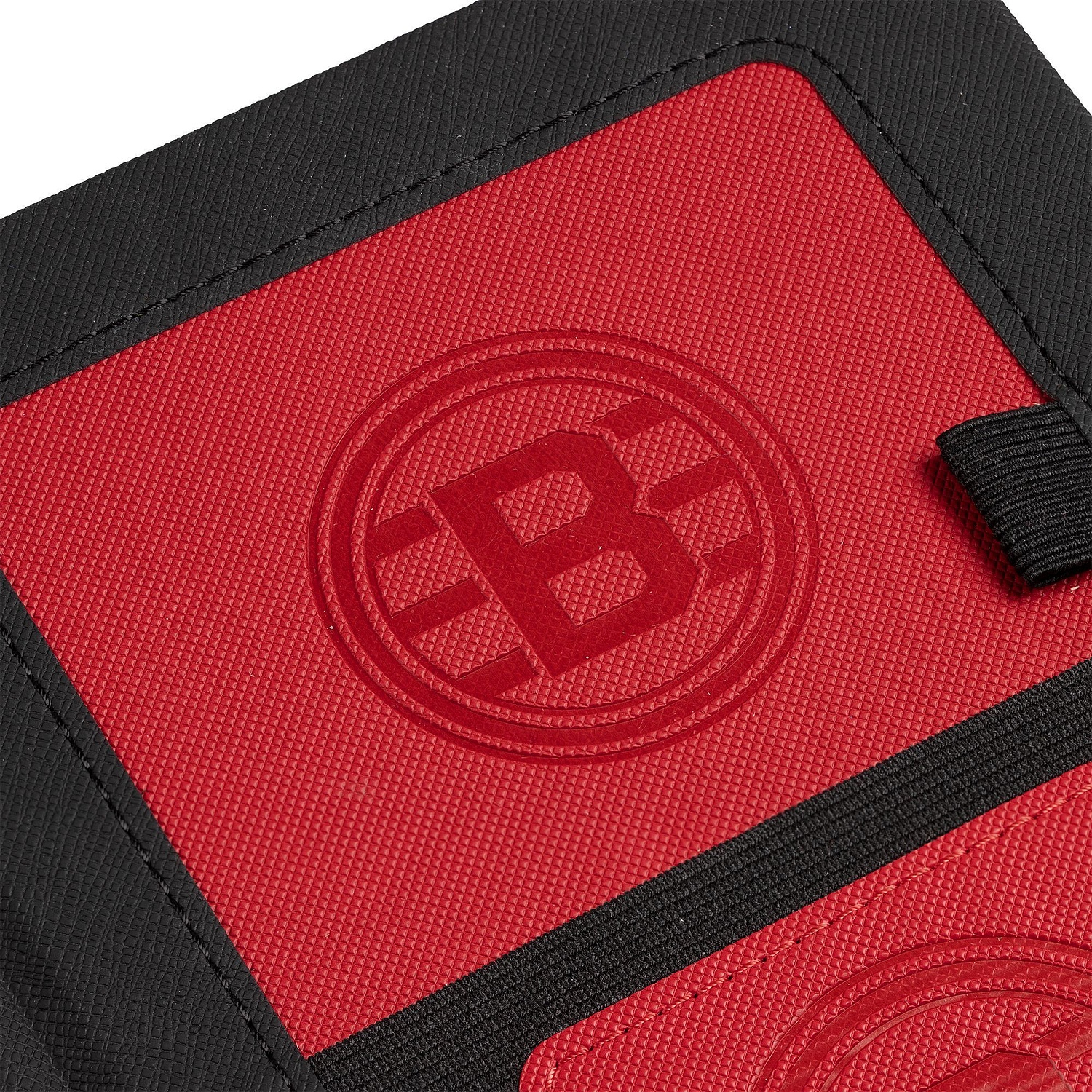 Ежедневник Mobile на заказ, недатированный, черно-красный с логотипом