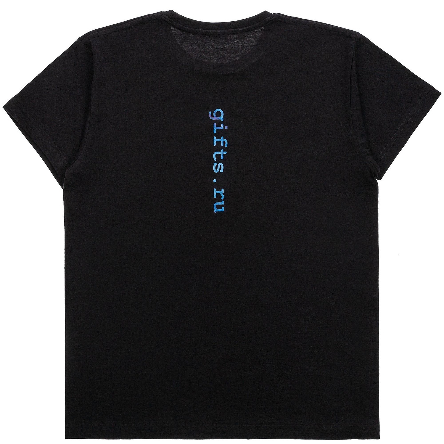 Футболка унисекс T-Bolka 180, черная с логотипом