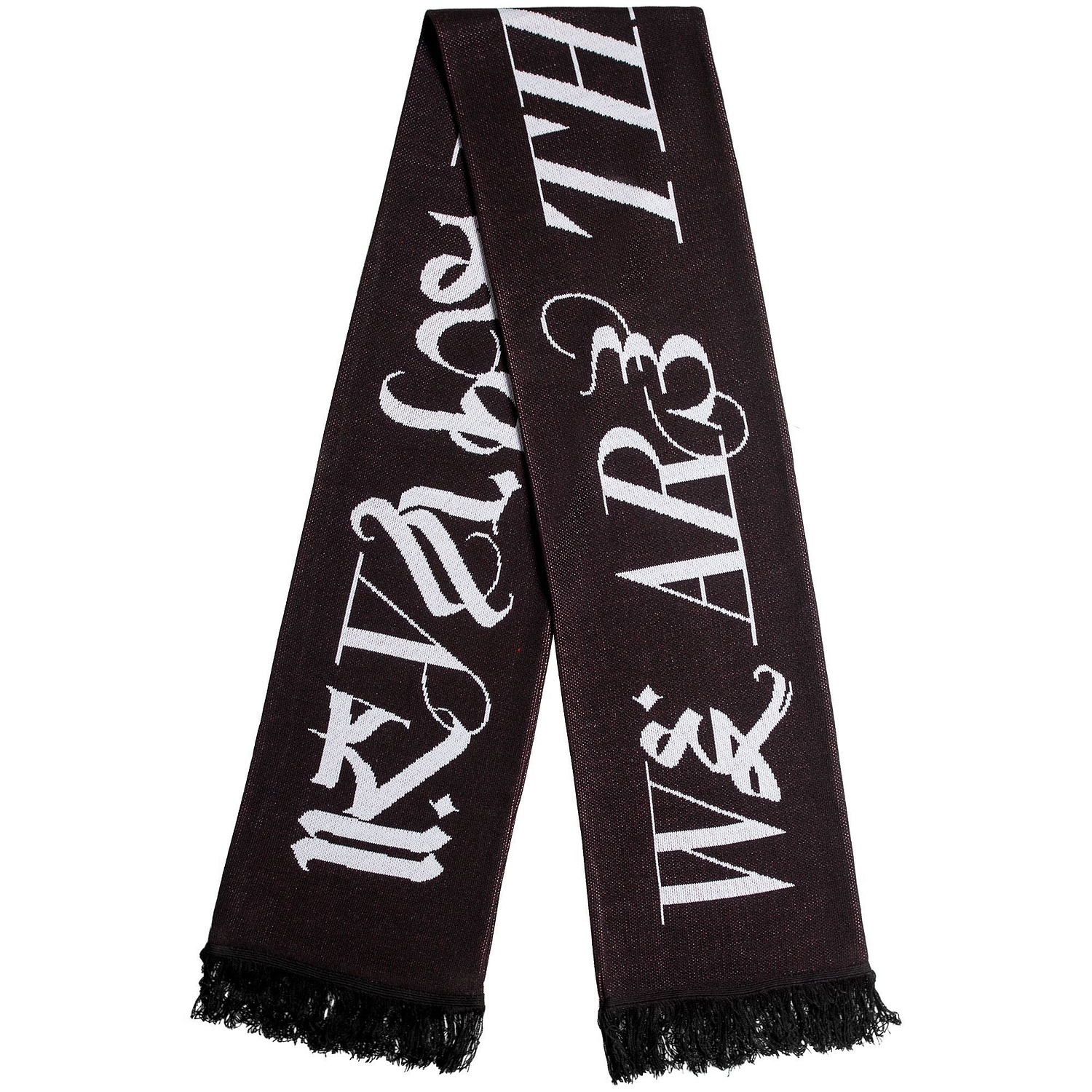 Шарф на заказ Tricksy Classic Fint, M, полушерсть с логотипом