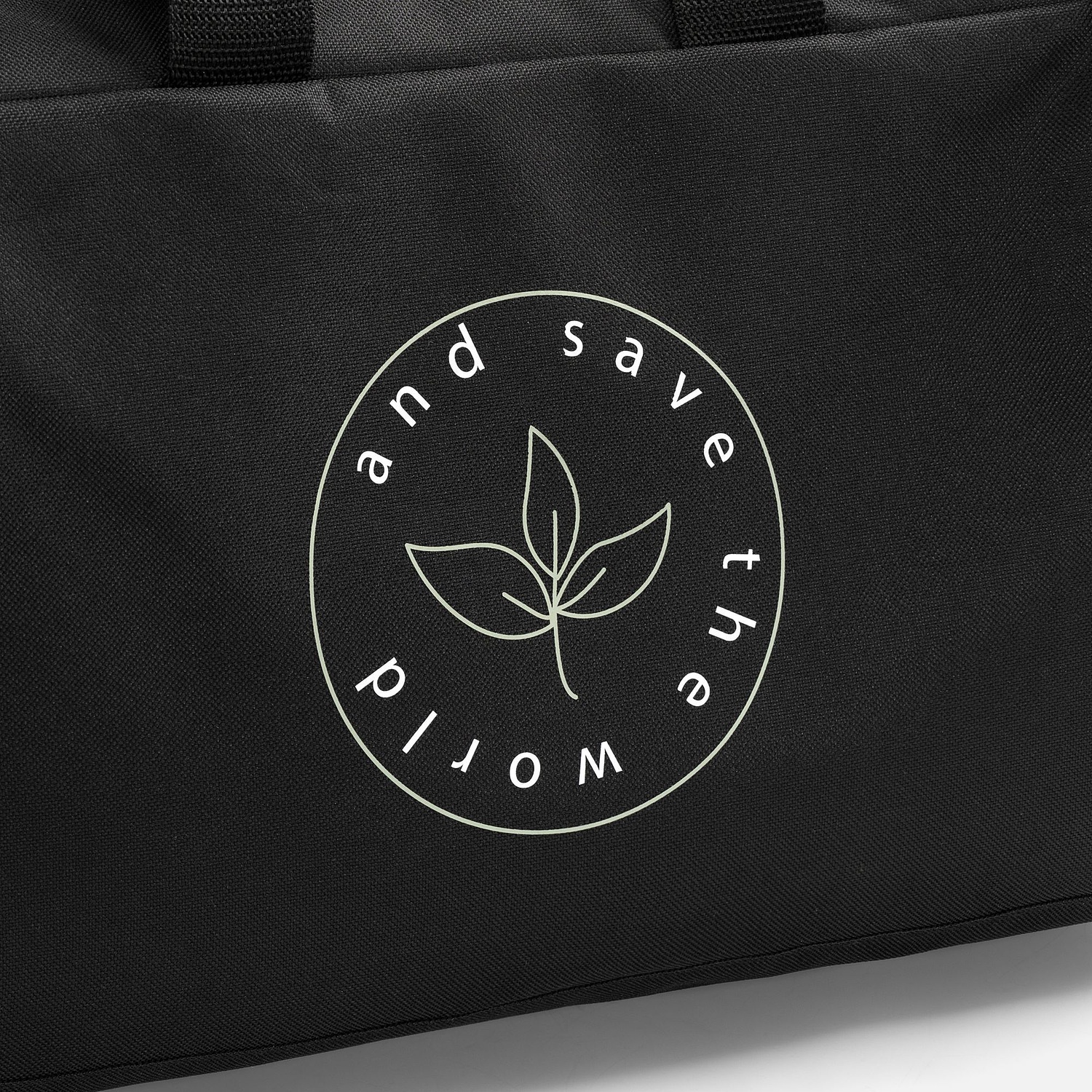 Спортивная сумка Fitnext, черная с синим