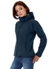 Куртка женская Hooded Softshell черная с логотипом