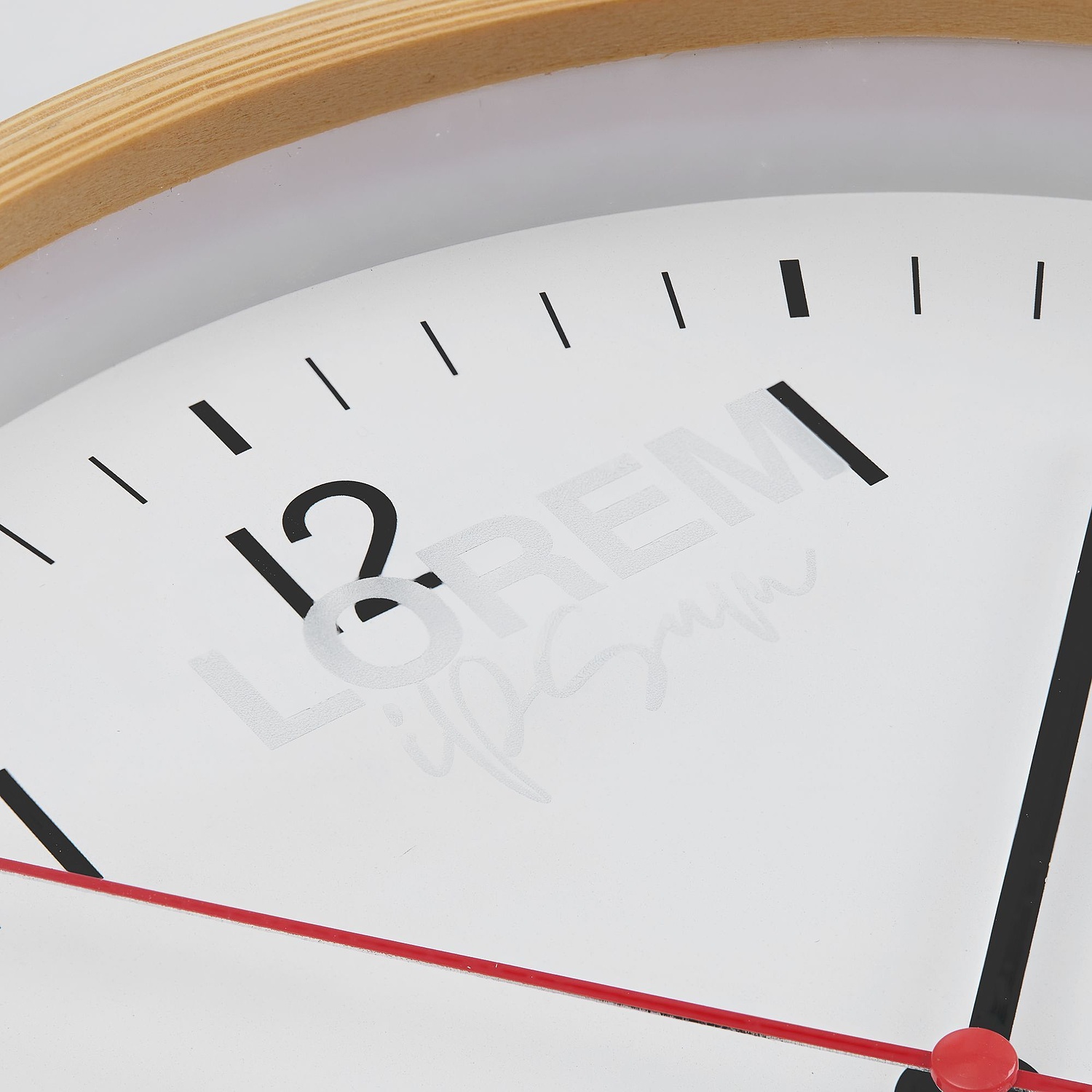 Часы Benty, белые с логотипом