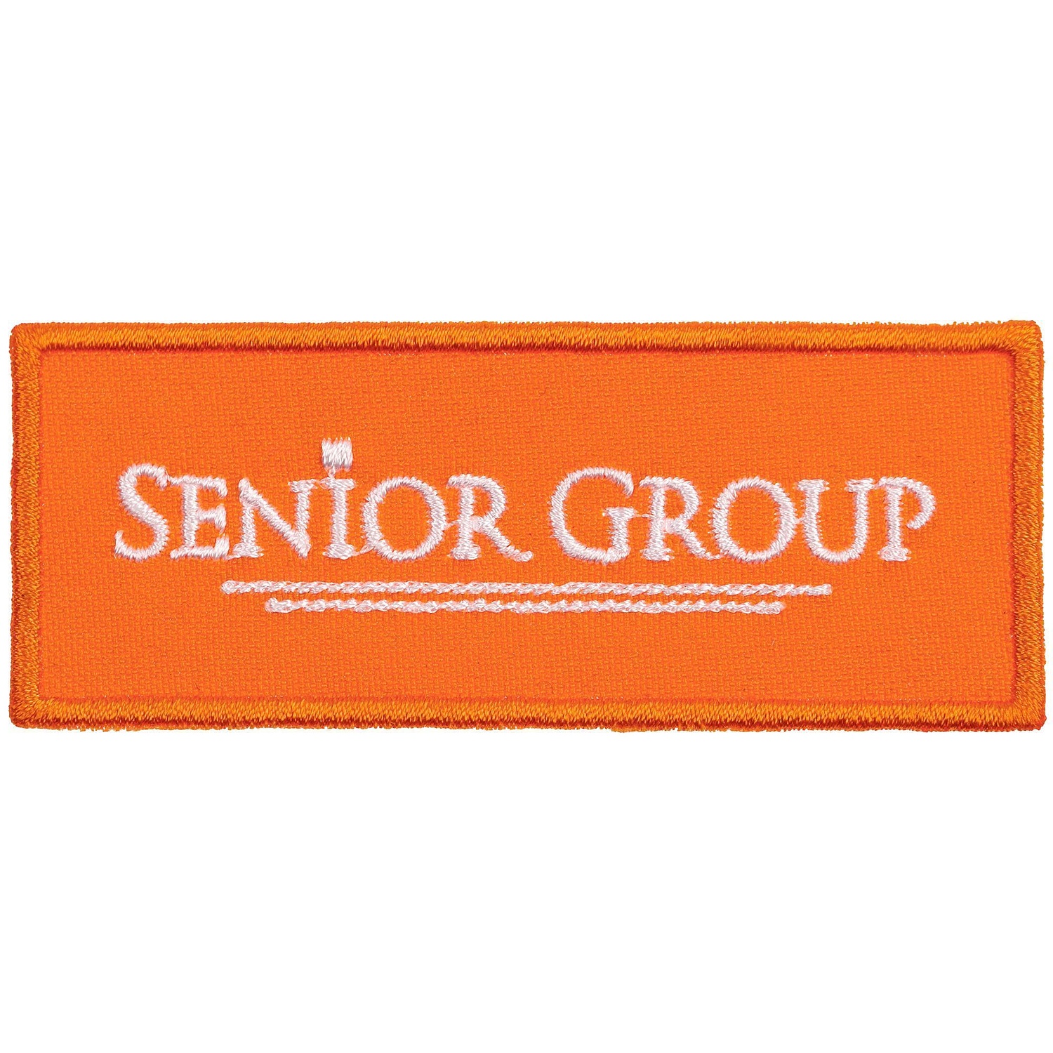 Шеврон из габардина Gabo S, оранжевый с логотипом