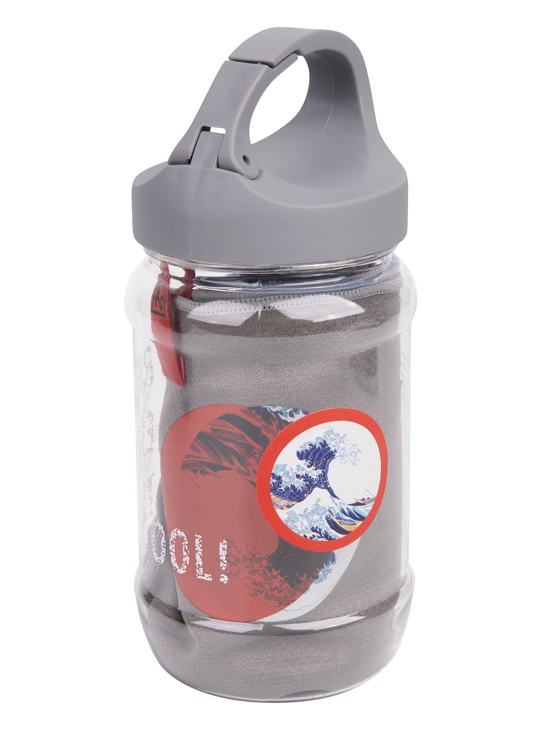 Охлаждающее полотенце Weddell ver.2, серое с логотипом