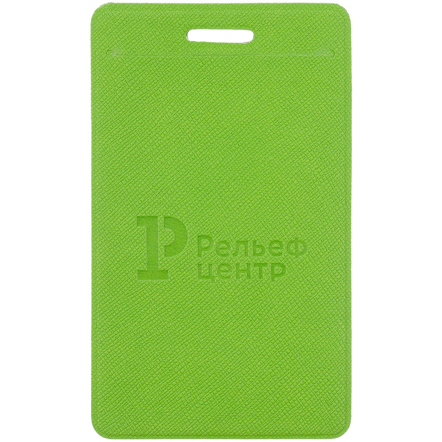 Чехол для пропуска Devon, зеленый с логотипом