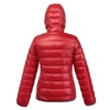 Куртка пуховая женская Tarner Lady, красная с логотипом