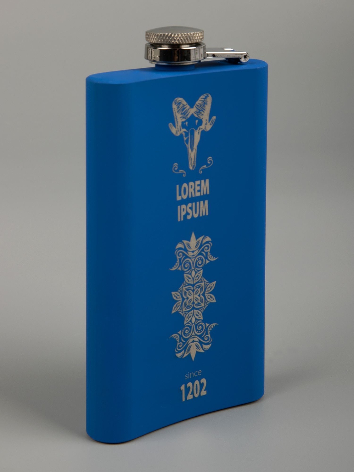 Фляжка Beatum, синяя с логотипом