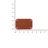Лейбл Eta Nubuck, S, коричневый с логотипом