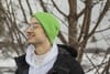 Шапка Life Explorer, зеленая (салатовая) с логотипом