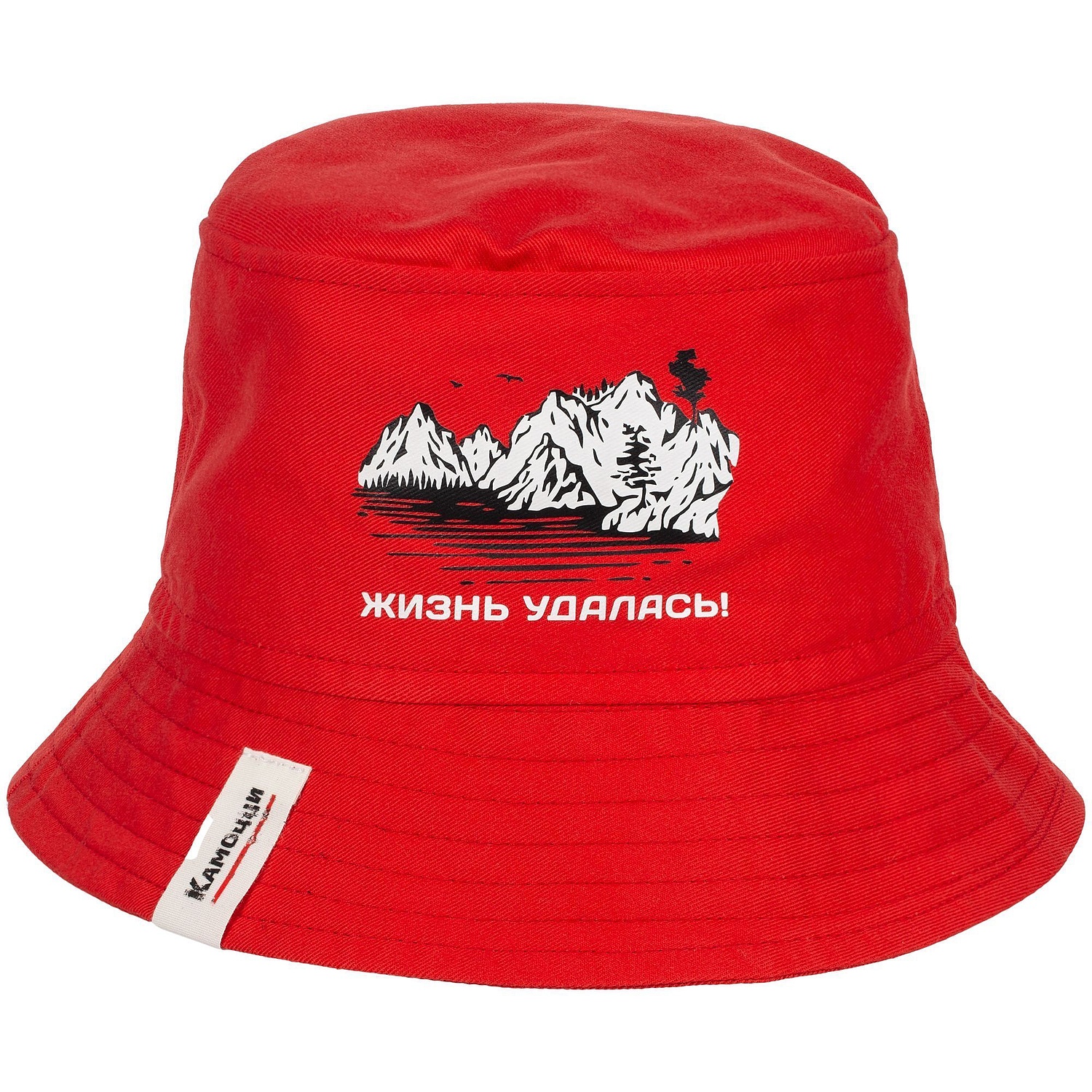 Панама Challenge, красная с логотипом