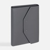 Ежедневник-органайзер Clean Slate, недатированный, серый с логотипом