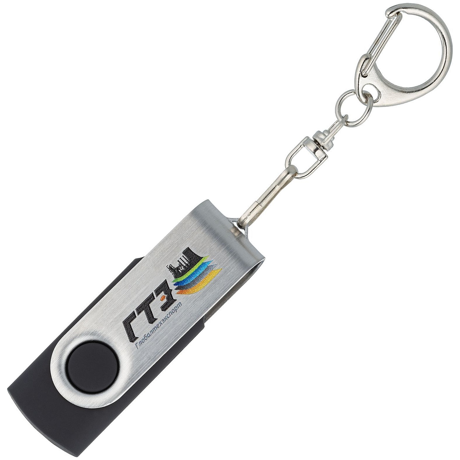 Флешка Twist, черная, 8 Гб