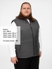 Жилет Warm, темно-серый с логотипом
